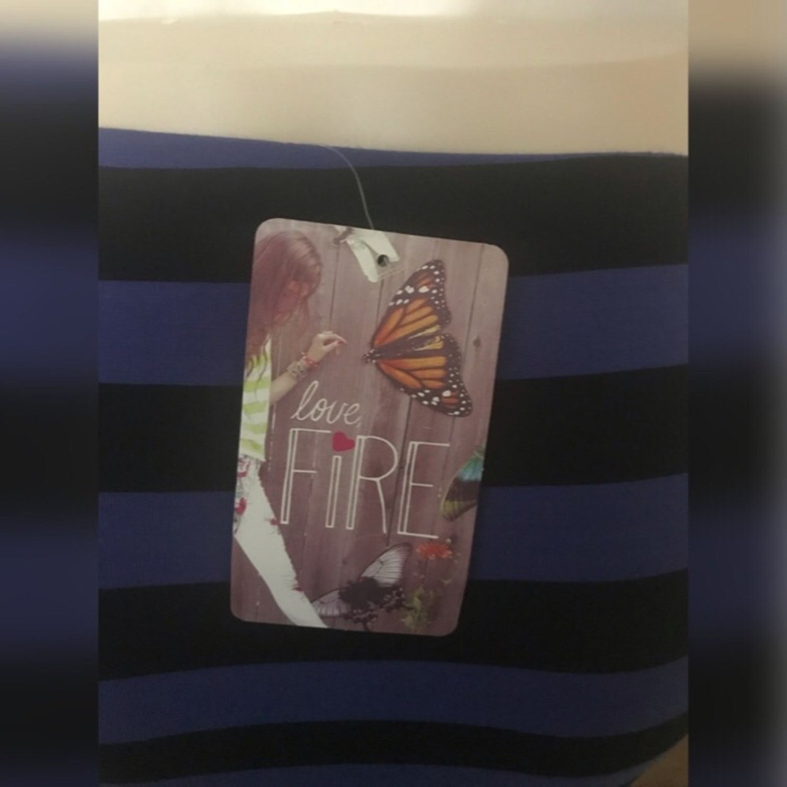 Other Love Fire Purple & Black Striped Wrap Maxi Skirt Size 26" / US 2 / IT 38 - 5 Thumbnail