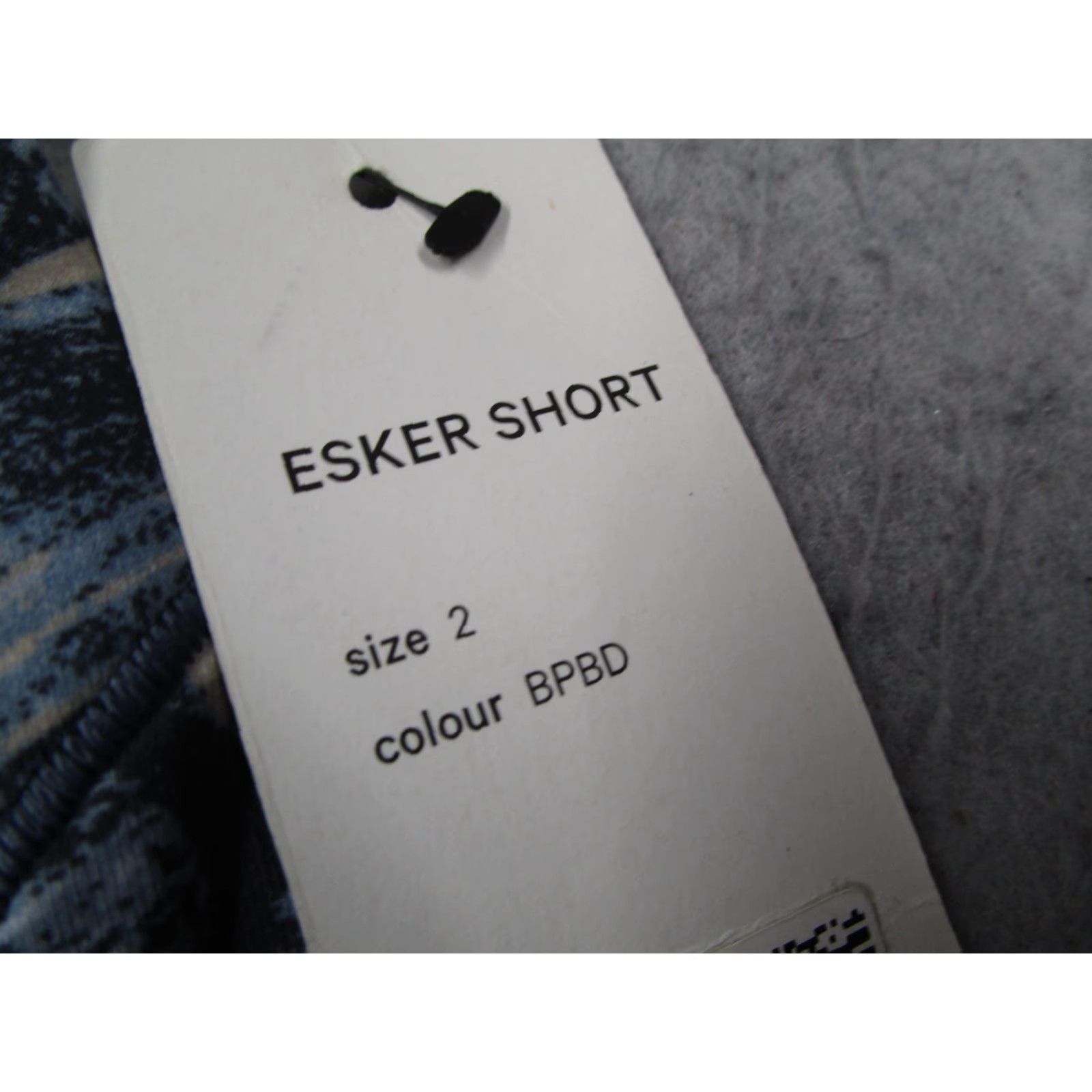 Lululemon Lululemon Lab Esker Short Womens 2 Blue Marble Print Bike Shorts Active Stretch Size 26" / US 2 / IT 38 - 2 Thumbnail