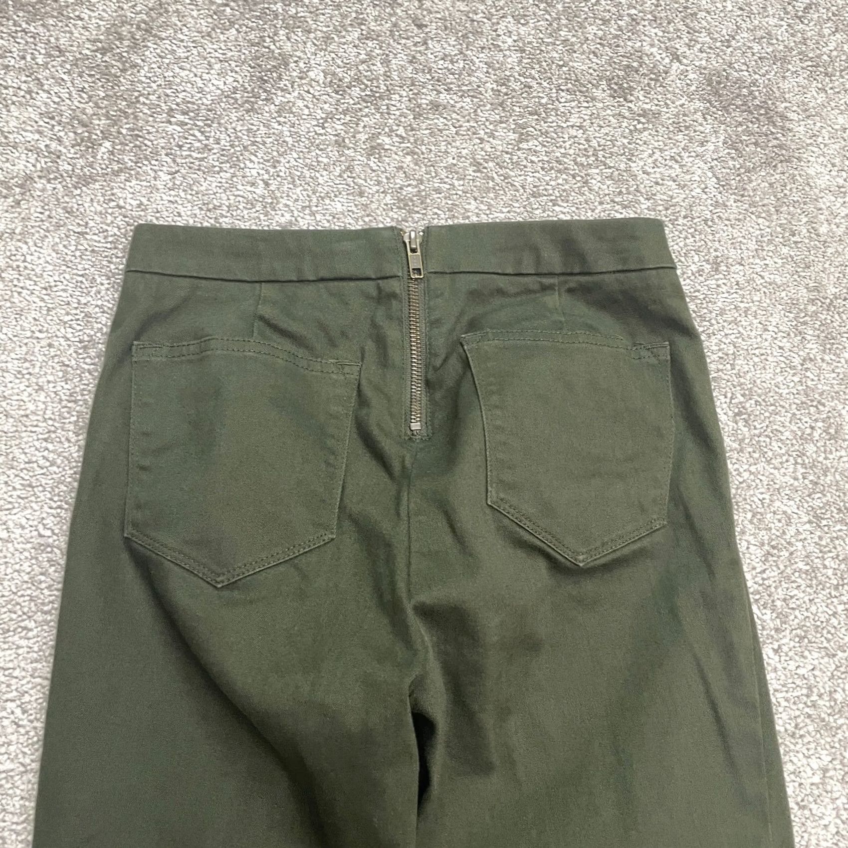 J.Crew J. Crew Pants Womens 00 Green Skinny Mid Rise Casual Slim 26x28 Stretch Dannie Size 24" / US 00 / IT 34 - 3 Thumbnail
