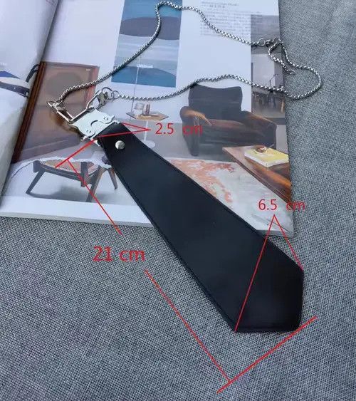 Japanese Brand Hazuki x Junna metal hip hop punk style tie Size ONE SIZE - 6 Thumbnail