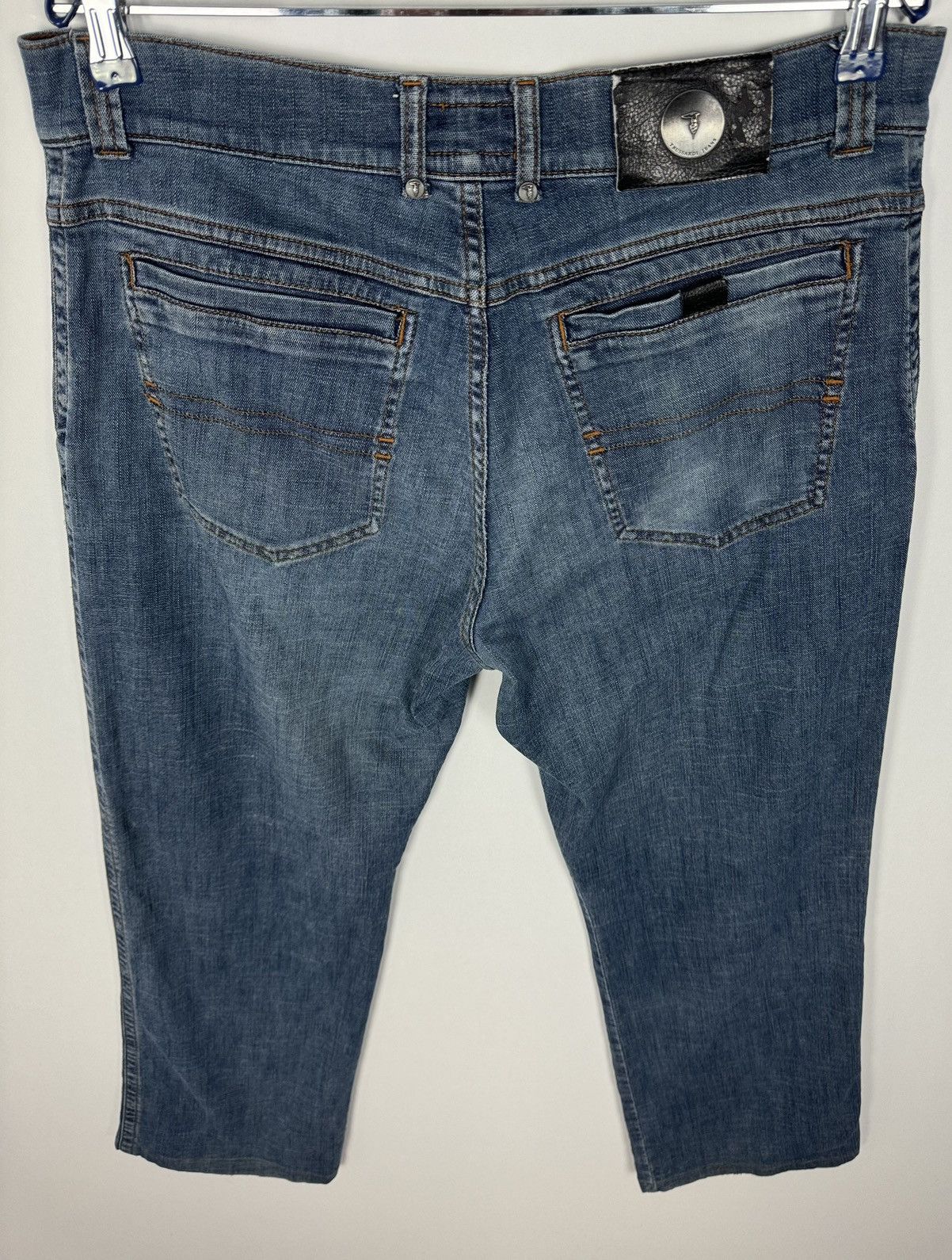 Designer Trussardi Denim Cotton Boot Pant Jeans Size US 34 / EU 50 - 12 Thumbnail