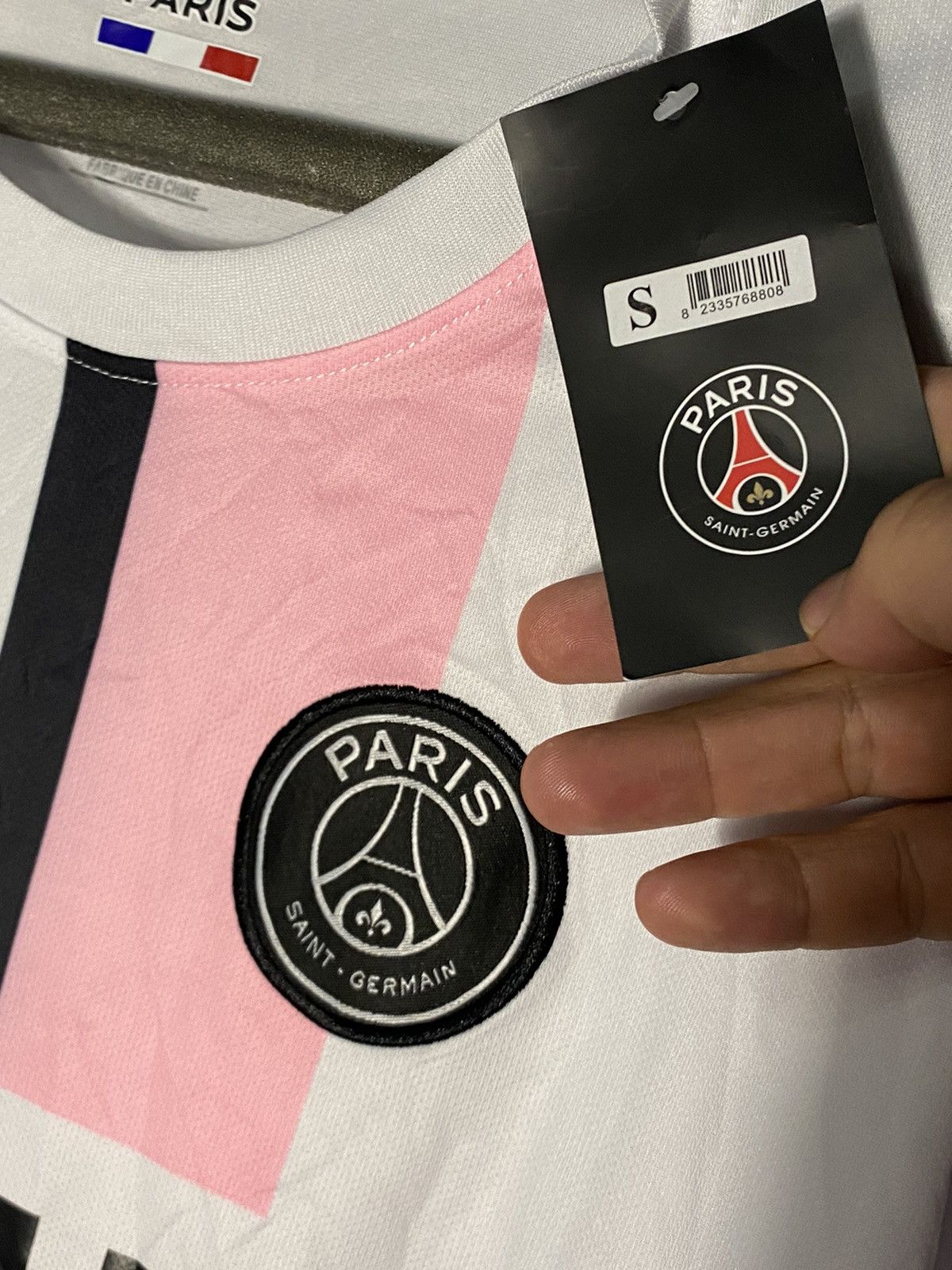 Jordan Brand 2021 Paris Saint-Germain (PSG) Soccer Jersey 7 Mbappe Size US S / EU 44-46 / 1 - 4 Thumbnail