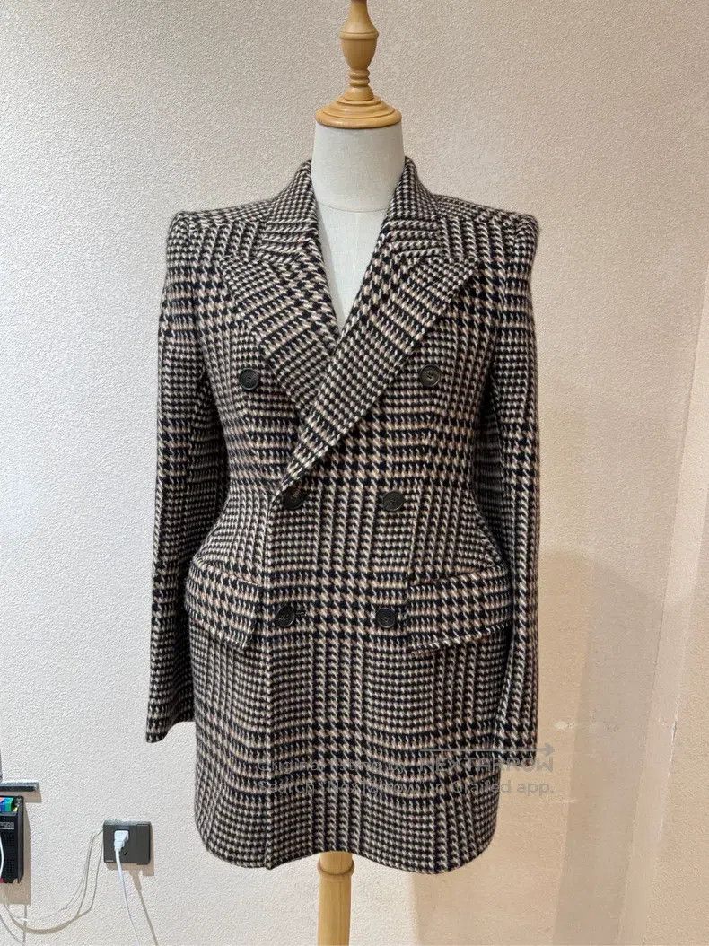 Balenciaga Balenciaga Houndstooth jacket Size XS / US 0-2 / IT 36-38 - 1 Thumbnail