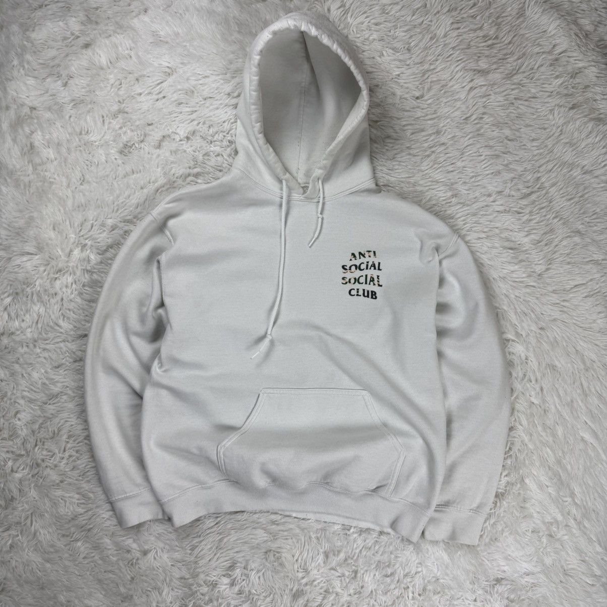 Anti Social Social Club Anti Social Club White Hoodie M ASSC Streetwear Sk8 Y2K Size US M / EU 48-50 / 2 - 7 Thumbnail