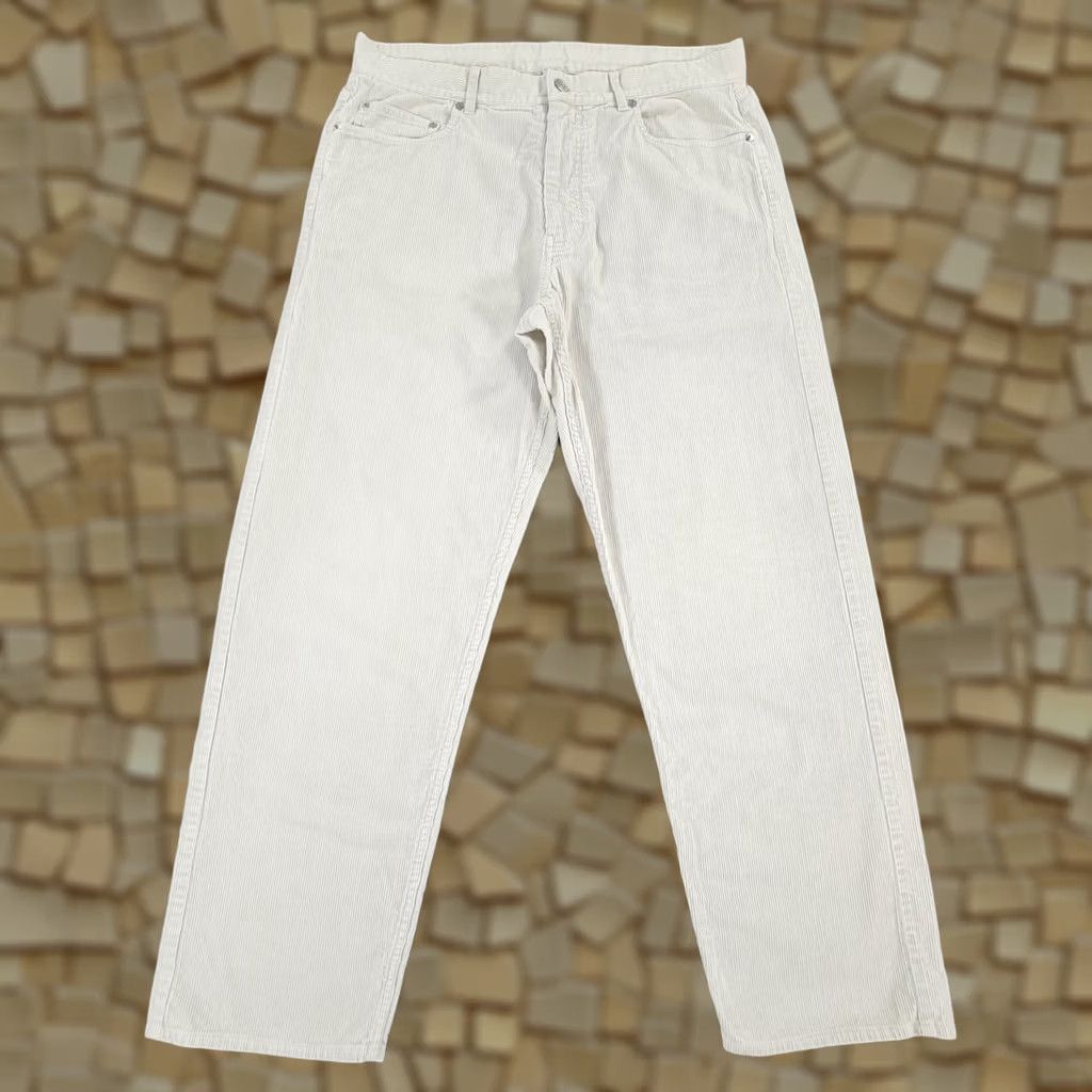 Arket Arket Mens Trousers Grey W34 L30 Corduroy Pants Straight Leg 50 Size US 34 / EU 50 - 1 Thumbnail