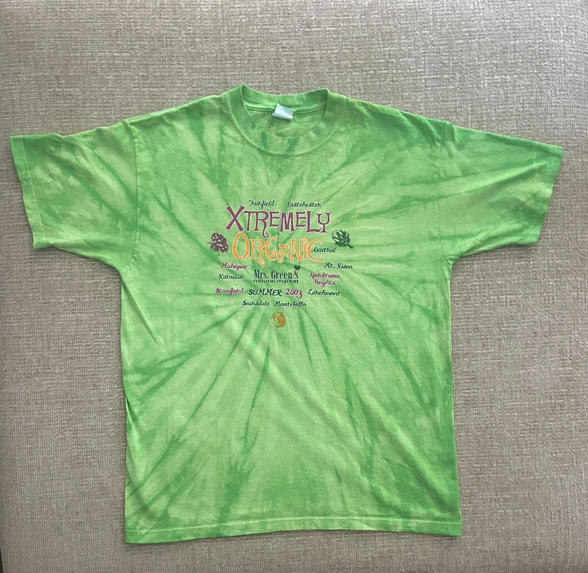 Anvil 2003 Anvil Tie Dye Nature T-Shirt Size US L / EU 52-54 / 3 - 1 Thumbnail
