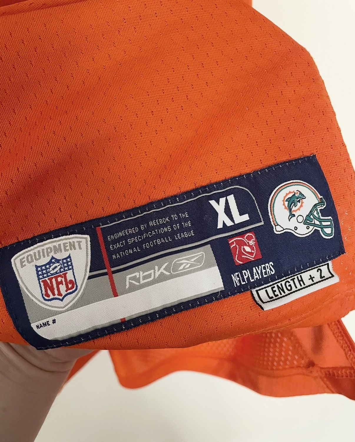 Reebok Miami Dolphins Reebok 2005 Thomas Jersey Size US L / EU 52-54 / 3 - 3 Thumbnail