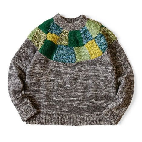 Kapital KAPITAL Capital 3G Wool Hand Knit TUGIHAGI KESA Cardigan