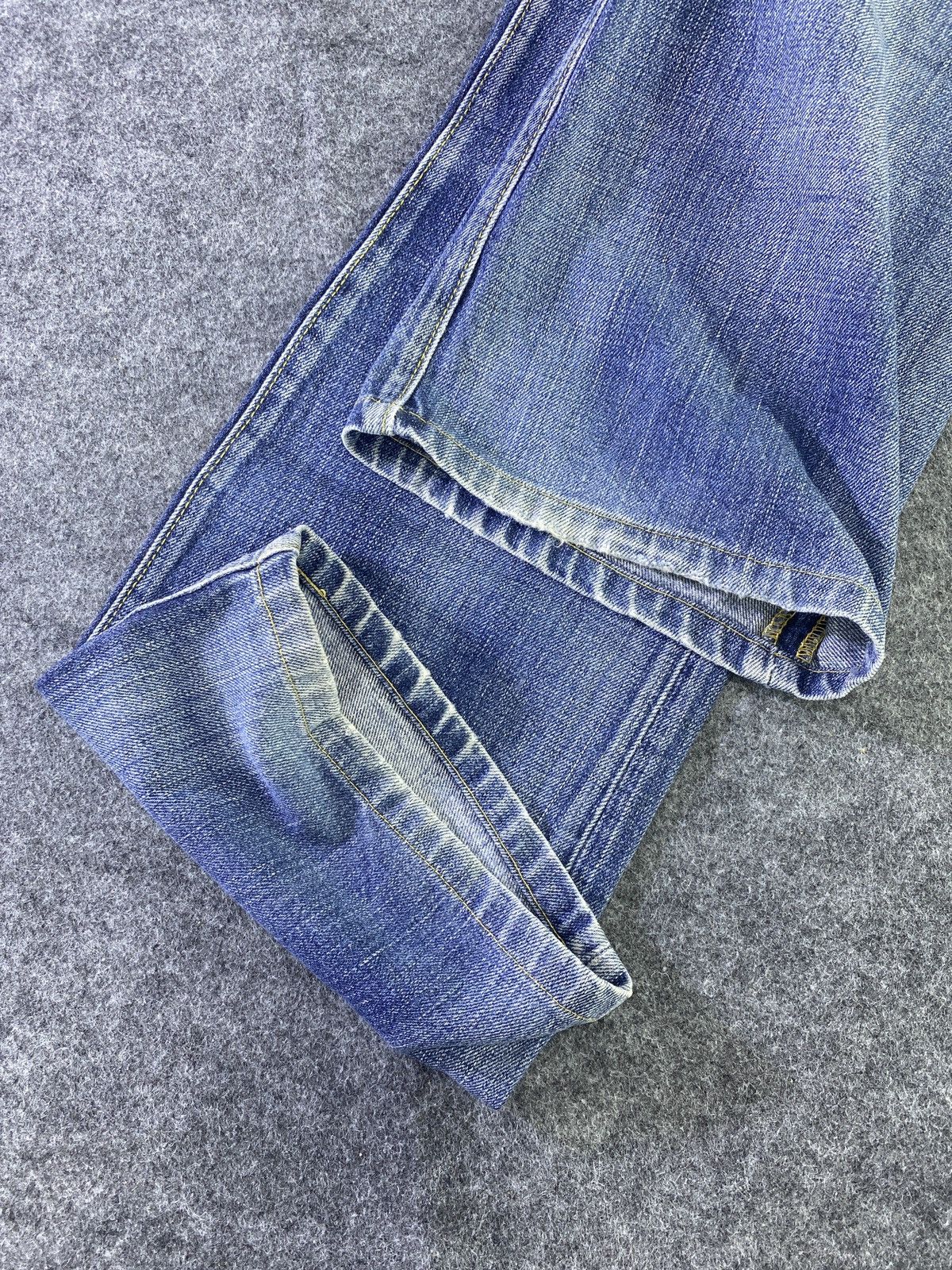 Japanese Brand × Jean Back Number Distressed Blue Wash Jeans - J936 Size US 32 / EU 48 - 10 Thumbnail