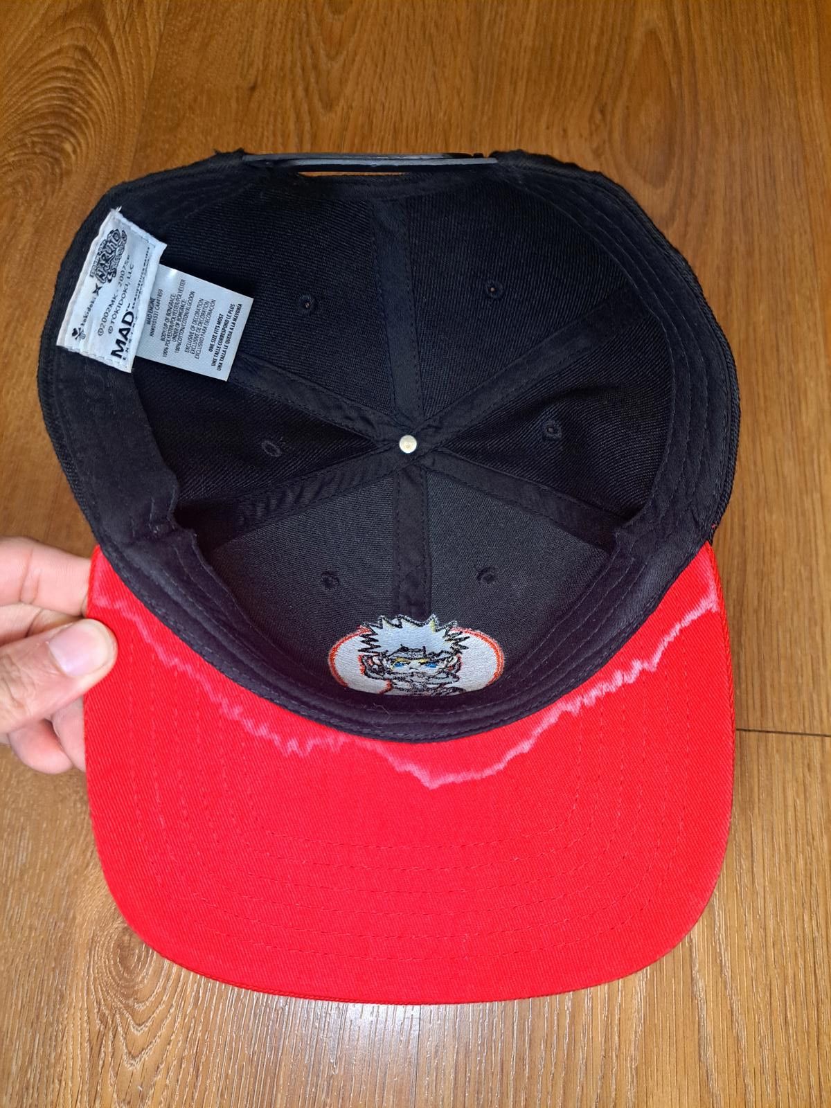 Mad Engine VINTAGE Naruto Shippuden Hat Cap Black Snapback Mad Engine Size ONE SIZE - 4 Thumbnail