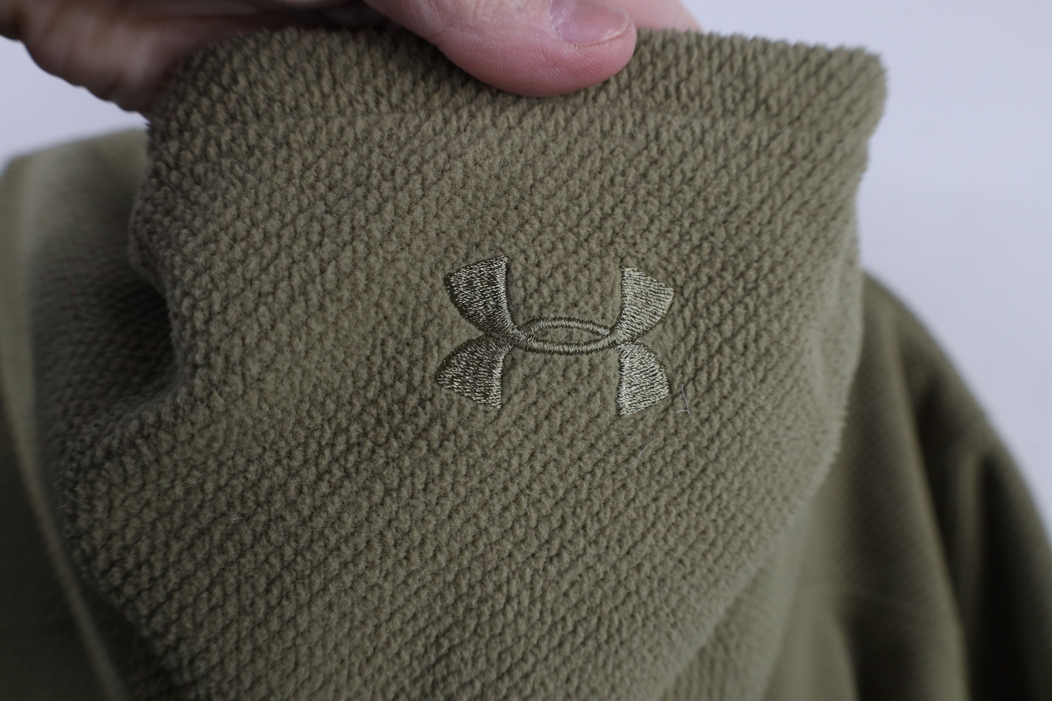 Under Armour × Vintage Under Armour ColdGear Thermal Waffle Fleece Hoodie Green Size US M / EU 48-50 / 2 - 8 Thumbnail