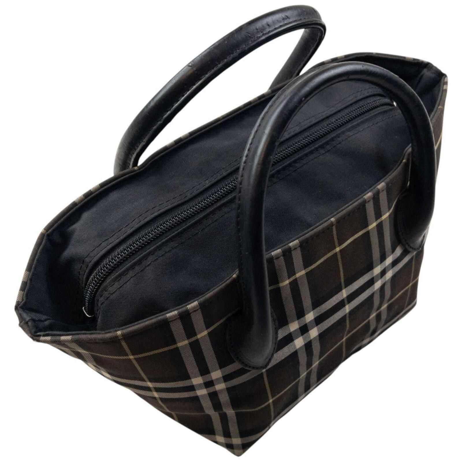 Burberry Vintage 2000s Burberry Blue Label Nova Check Handbag Size ONE SIZE - 6 Thumbnail