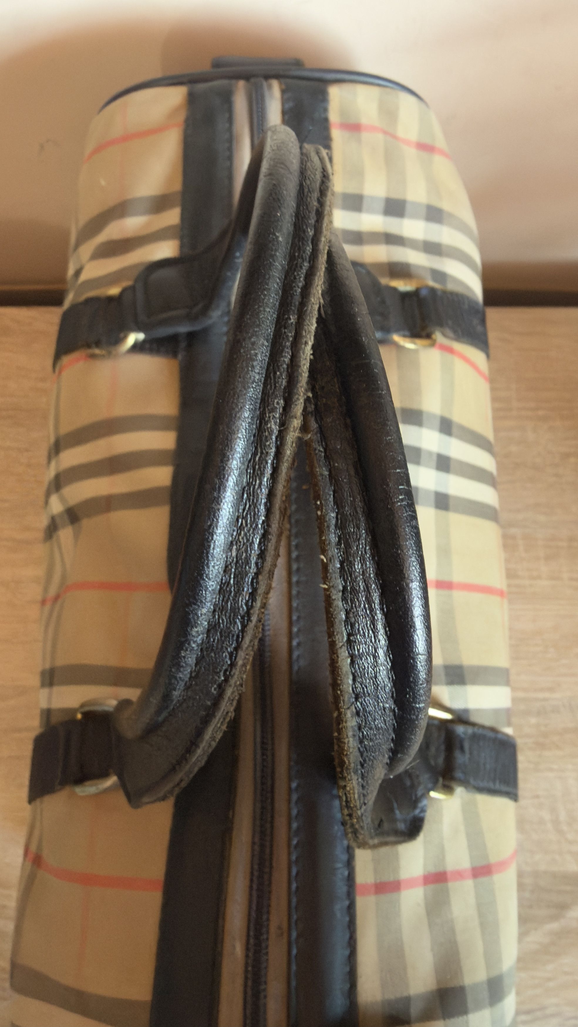 Burberry Vintage 70s Burberry novacheck duffle travel bag Size ONE SIZE - 3 Thumbnail