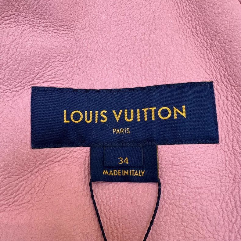 Louis Vuitton Louis Vuitton Pink Fur Lambswool One Piece Hooded Leather Size XXS / US 00 / IT 34 - 7 Thumbnail
