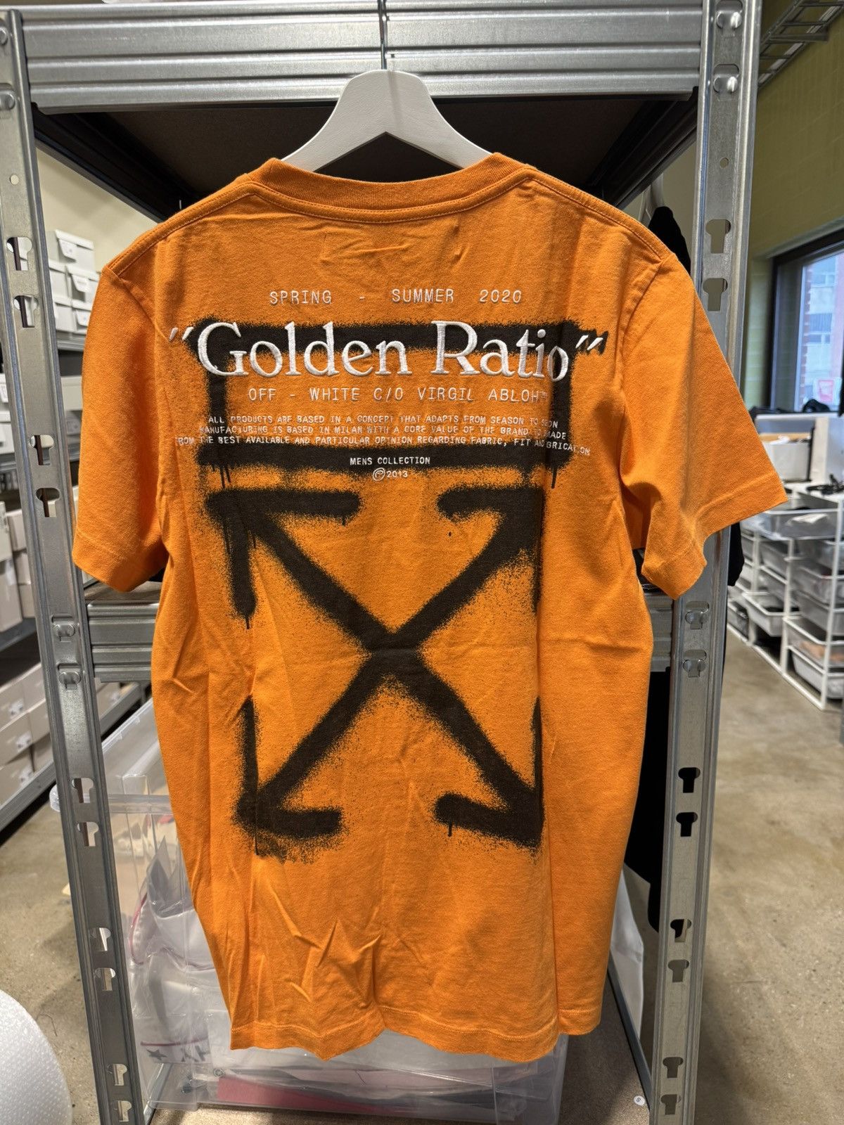 Off-White Off-White Spray Arrow T-Shirt NEW 500$ Size US M / EU 48-50 / 2 - 1 Thumbnail