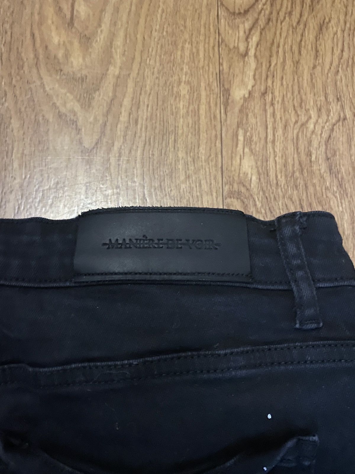 Maniere De Vior Painted Jeans Like Amiri Or Gallery Dept. Size US 34 / EU 50 - 4 Thumbnail