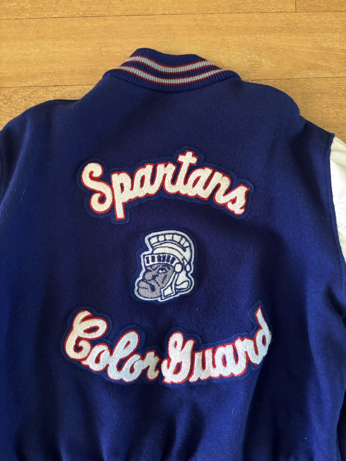 Vintage Vintage Leather Varsity Jacket Size US XL / EU 56 / 4 - 5 Thumbnail