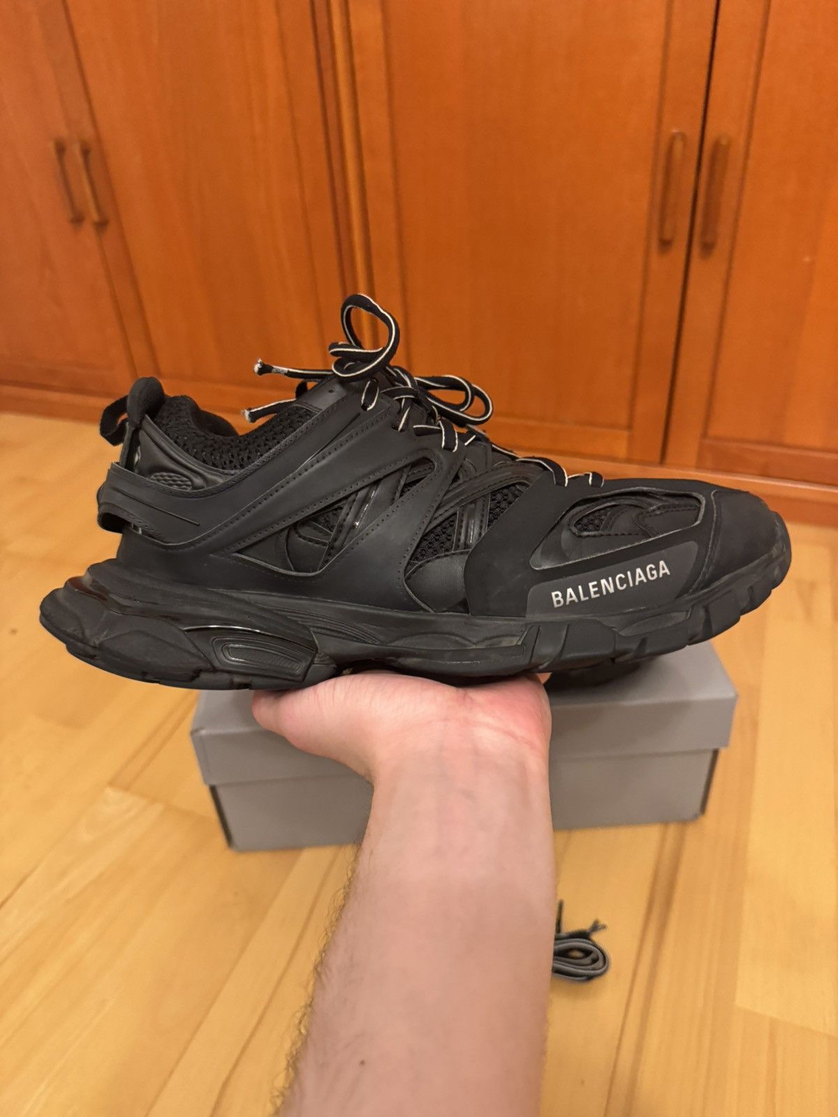 Balenciaga Balenciaga Track Triple Black Size US 11 / EU 44 - 3 Thumbnail