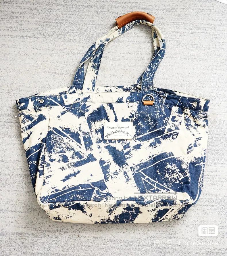 Vivienne Westwood Vivienne Westwood size os Hand-dyed canvas tote bag Size ONE SIZE - 1 Thumbnail