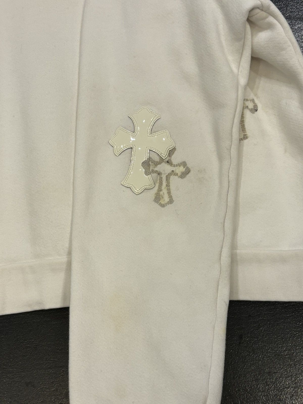 Chrome Hearts Chrome Hearts Cross Patch Quarter Zip - White Size US S / EU 44-46 / 1 - 11 Thumbnail