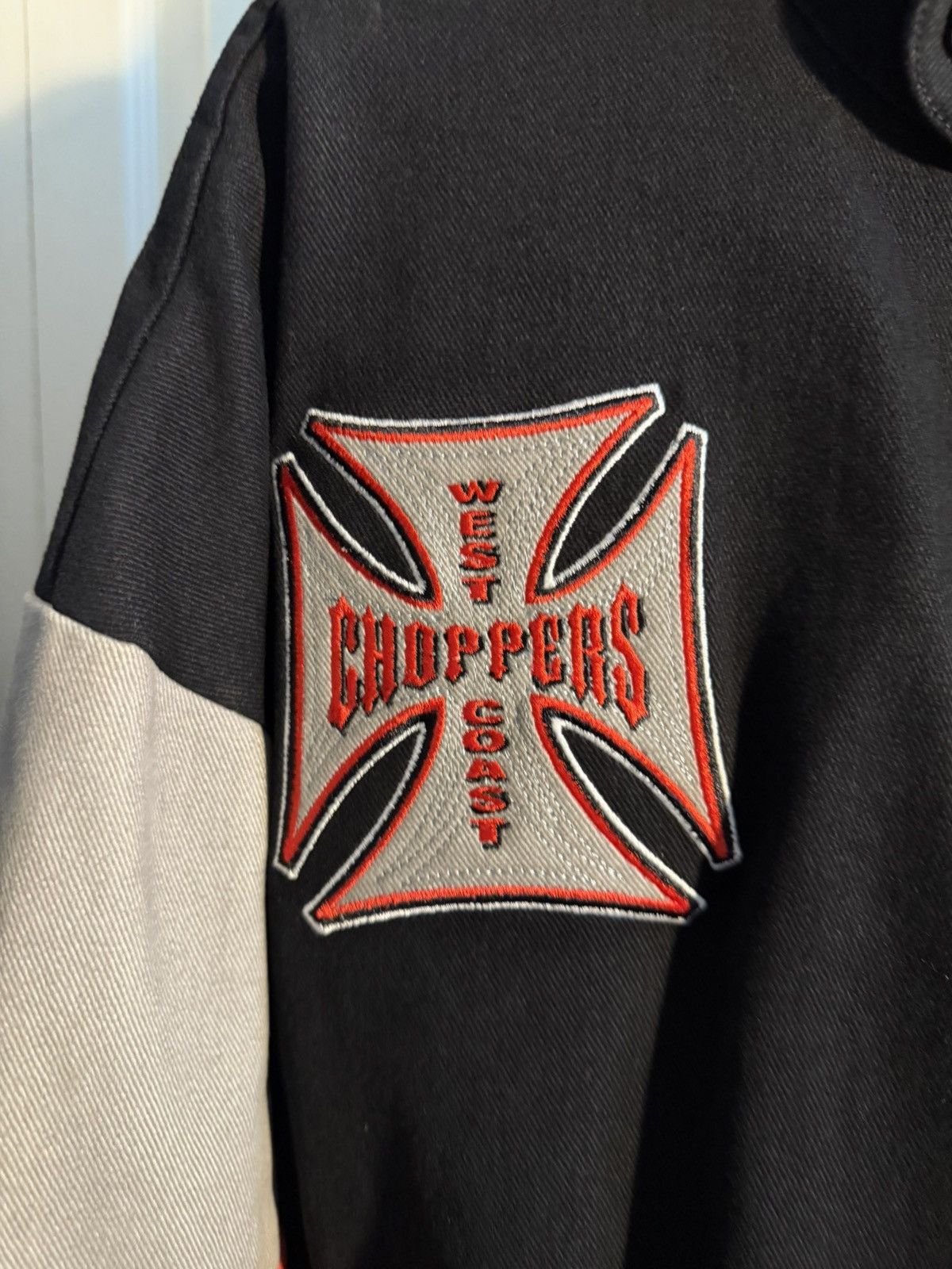 West Coast Choppers Vintage West Coast Choppers Spiderweb Racing Jacket Size US L / EU 52-54 / 3 - 7 Thumbnail