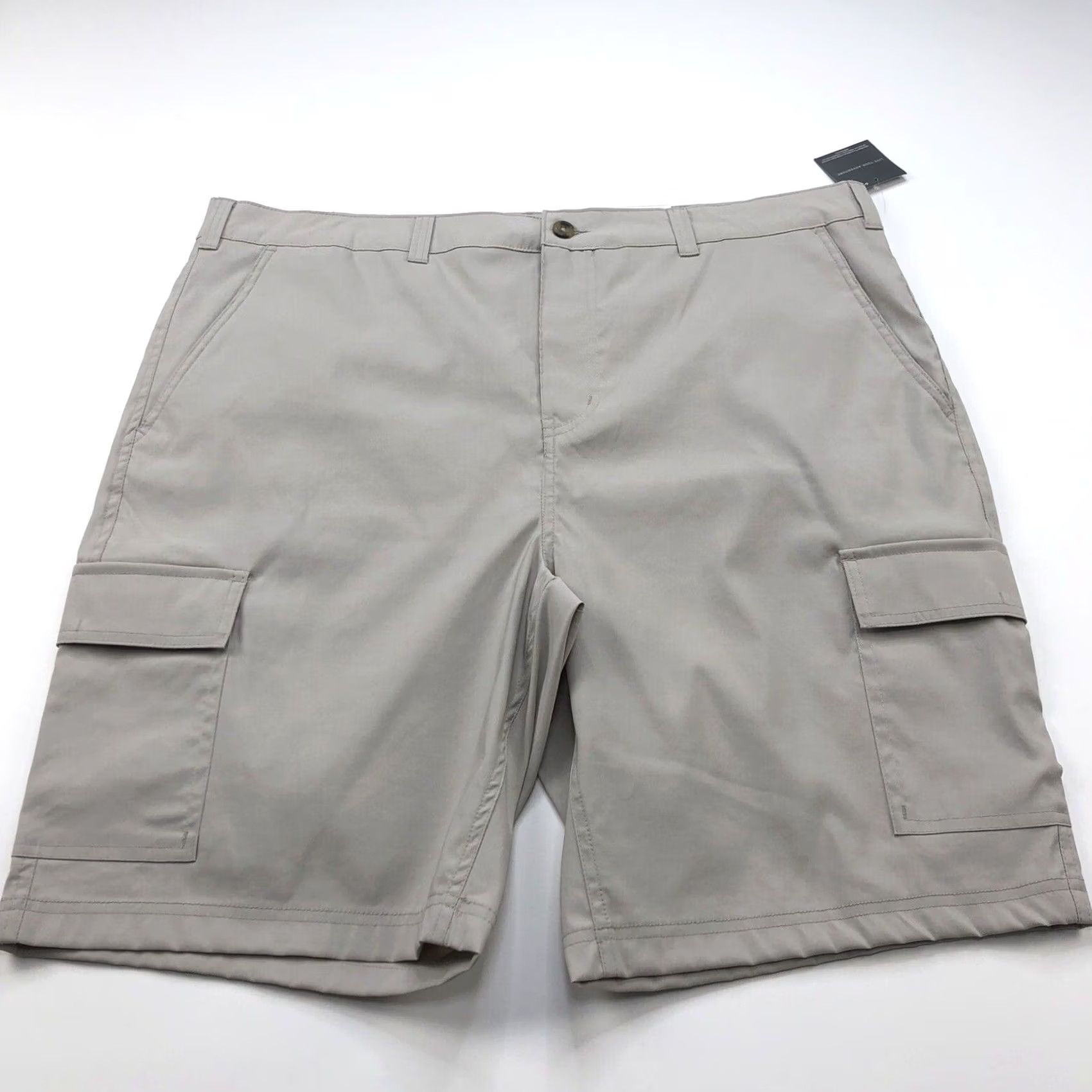 Eddie Bauer Eddie Bauer Horizon Guide Cargo 42 (Fit 42W) Nylon Spandex 10" Shorts Gray Shoes? Size US 42 / EU 58 - 3 Thumbnail