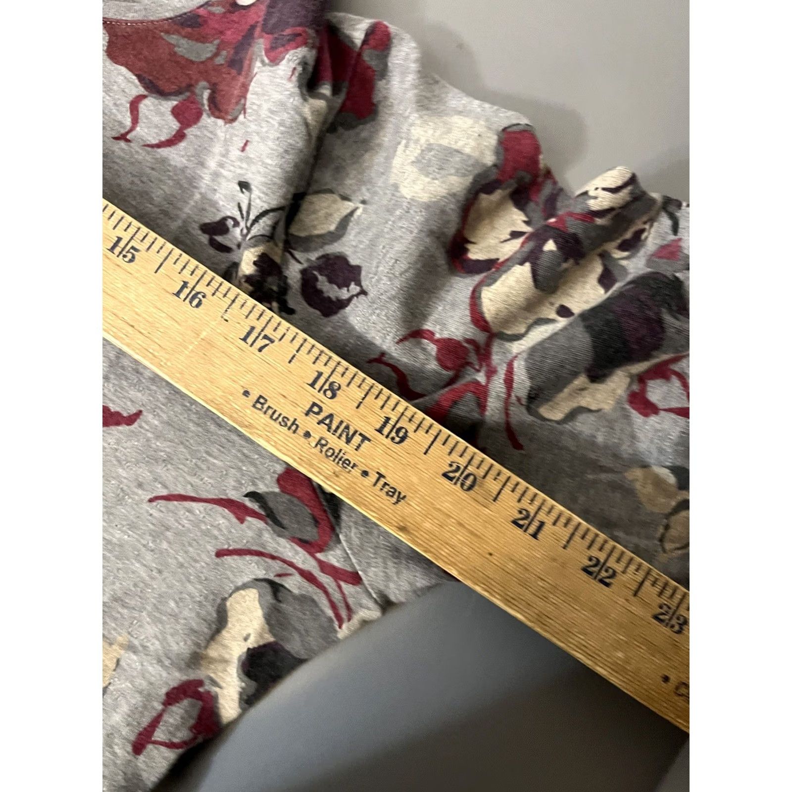 Croft & Barrow Croft & Barrow Womens Top Large Floral Long Sleeve Multi Cotton Fabric Casual Travel Size L / US 10 / IT 46 - 5 Thumbnail