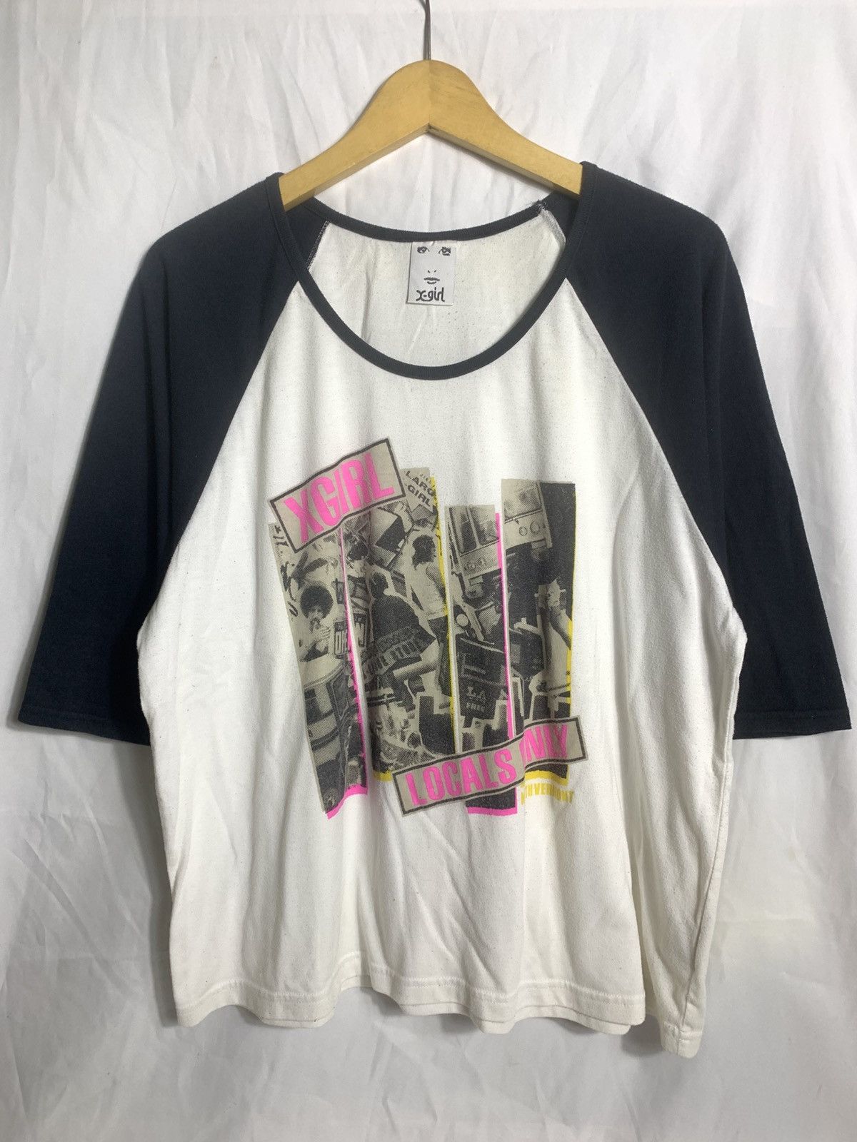 X-Girl Xgirl Japan Raglan Boxy shirt Size M / US 6-8 / IT 42-44 - 4 Thumbnail