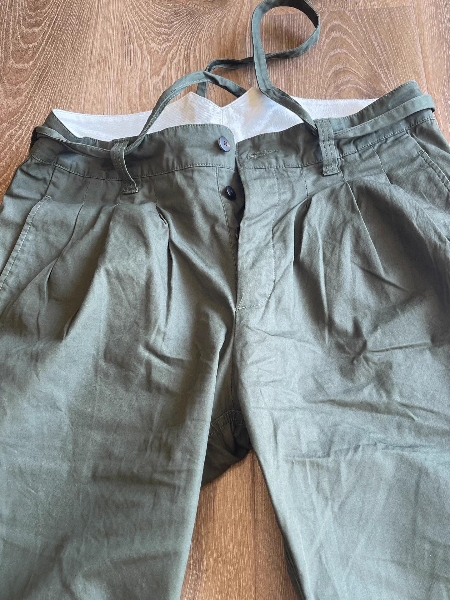 Visvim VISVIM Kendo Pants Olive Green Size 3 Thin VV Silhouette Size US 34 / EU 50 - 4 Thumbnail