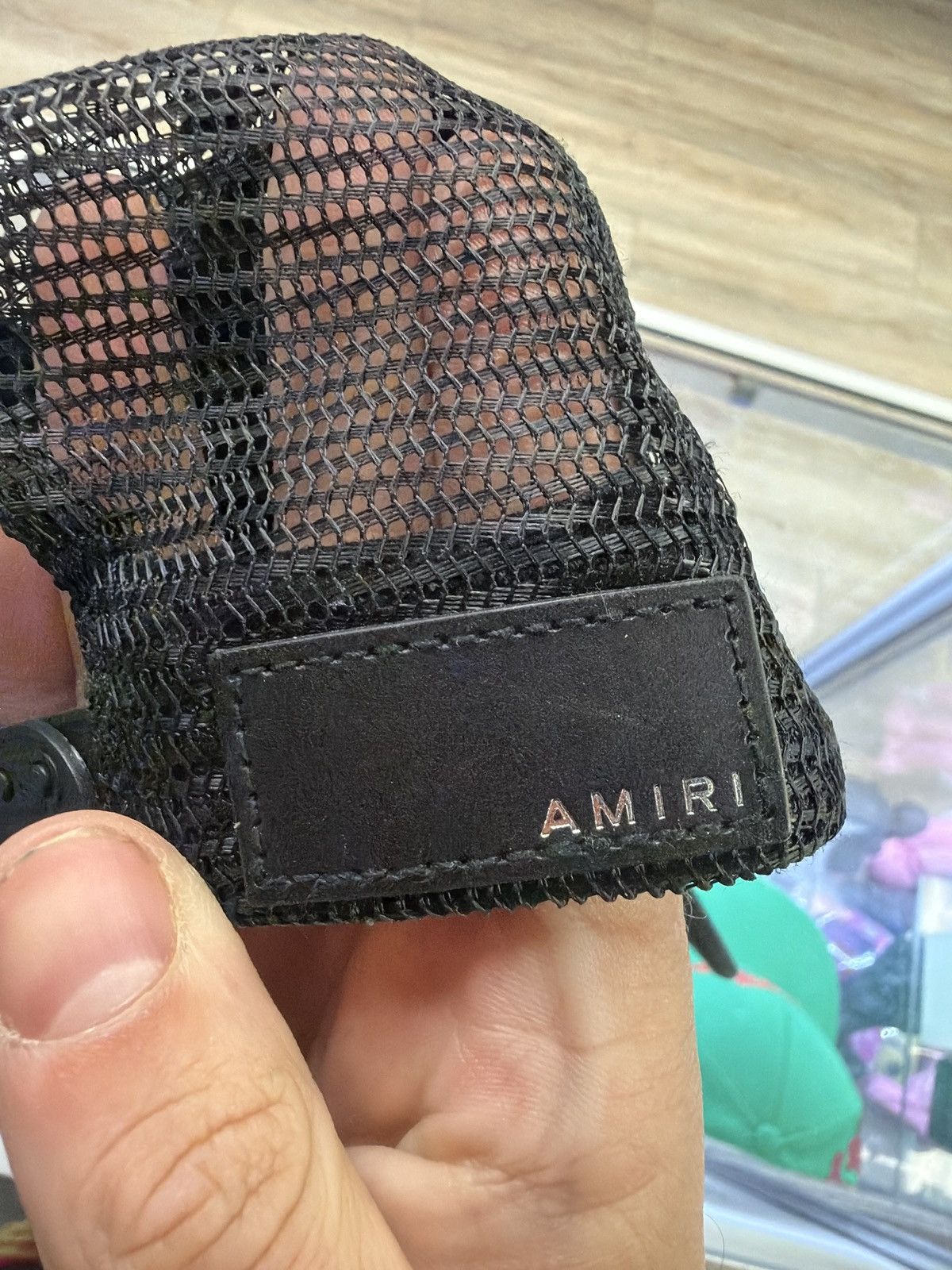 Amiri Amiri trucker hat black orange Size ONE SIZE - 3 Thumbnail