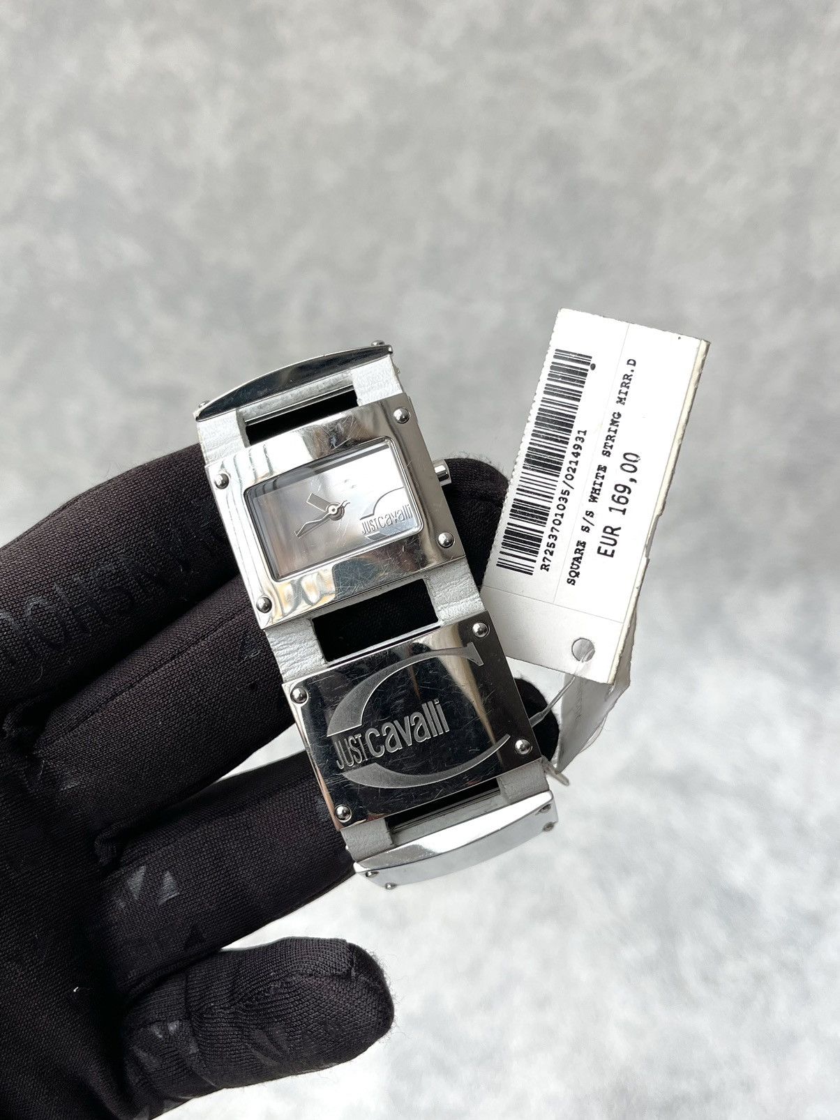Just Cavalli Archive Just Cavalli Y2K Mirror Logo Bracelet Watch Silver Size ONE SIZE - 1 Thumbnail