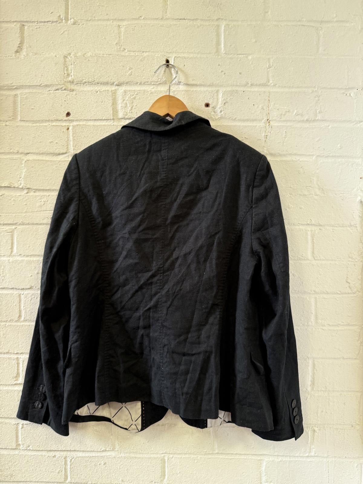 Marks & Spencer Black Women's Blazer Jacket Size XL / US 12-14 / IT 48-50 - 3 Thumbnail