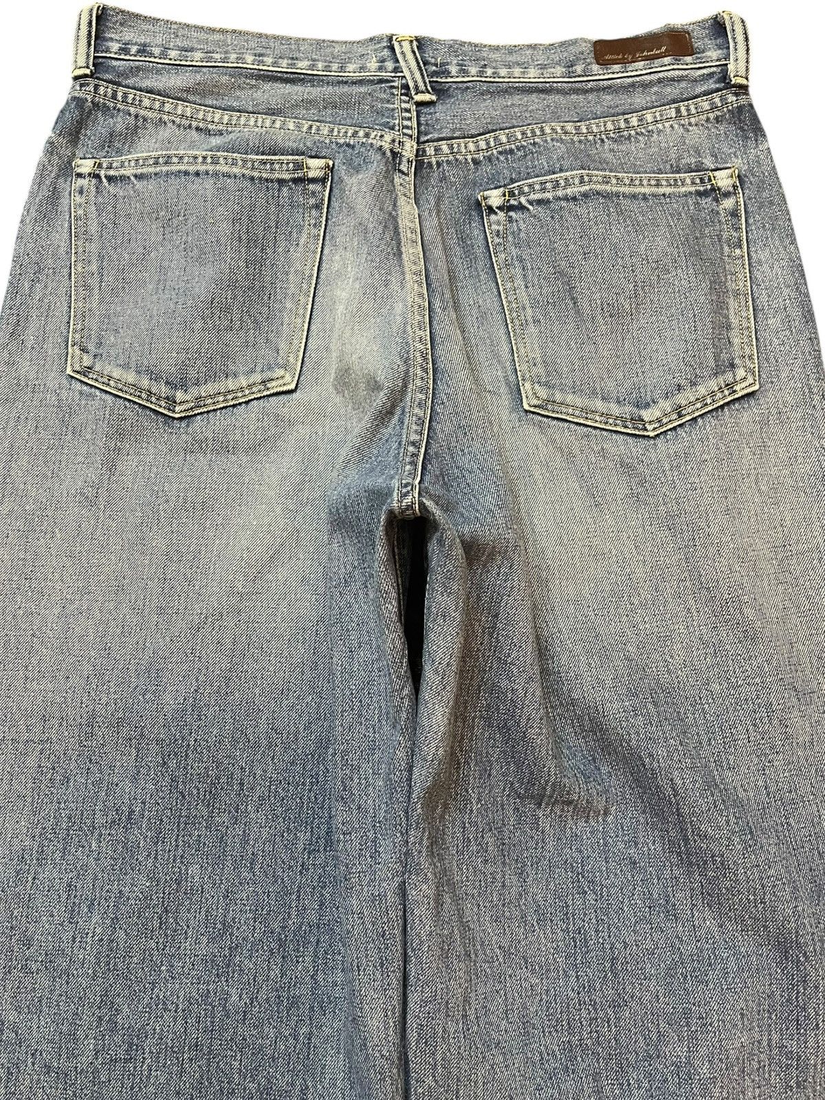 Johnbull Vintage Attick By JohnBull Baggy Wide Leg Selvedge Denim Size US 32 / EU 48 - 7 Thumbnail