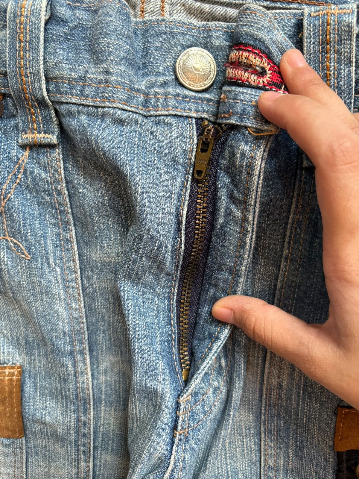 Edwin Exclusive Vintage Edwin Fatigue Baggy Bush Denim Pants Size US 34 / EU 50 - 3 Thumbnail