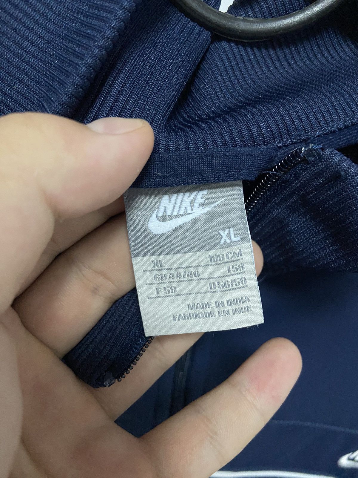 Nike × Vintage Nike Vintage Sweatshirt Windbreaker small Logo 90s Size US XL / EU 56 / 4 - 5 Thumbnail