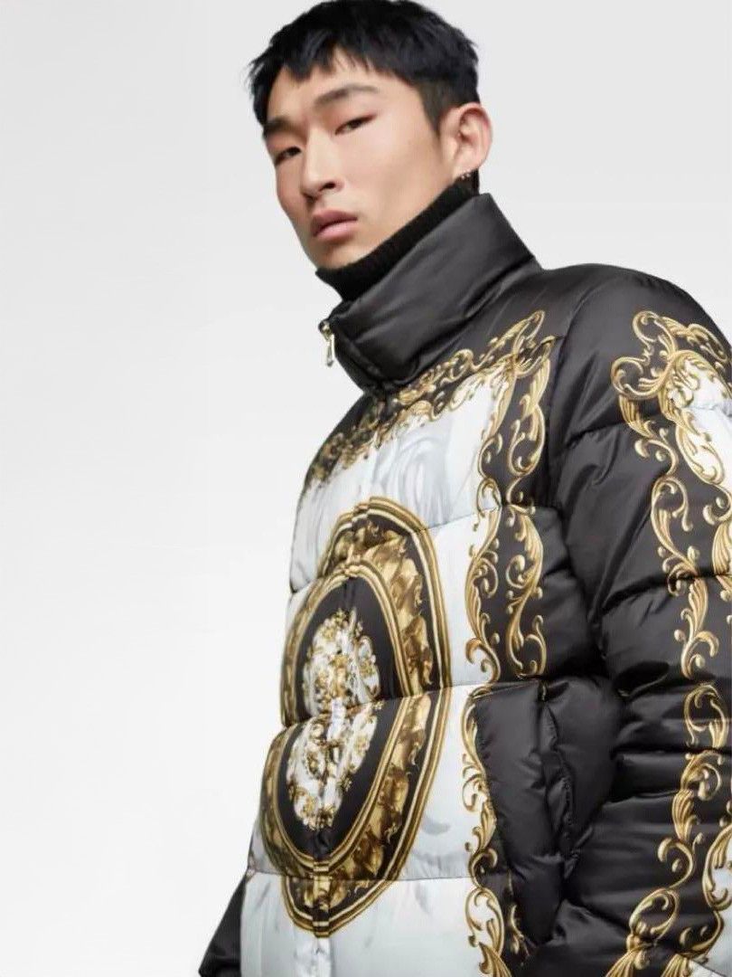 Zara ZARA Baroque-Style Printed Puffer Coat (2019) Size US L / EU 52-54 / 3 - 12 Thumbnail