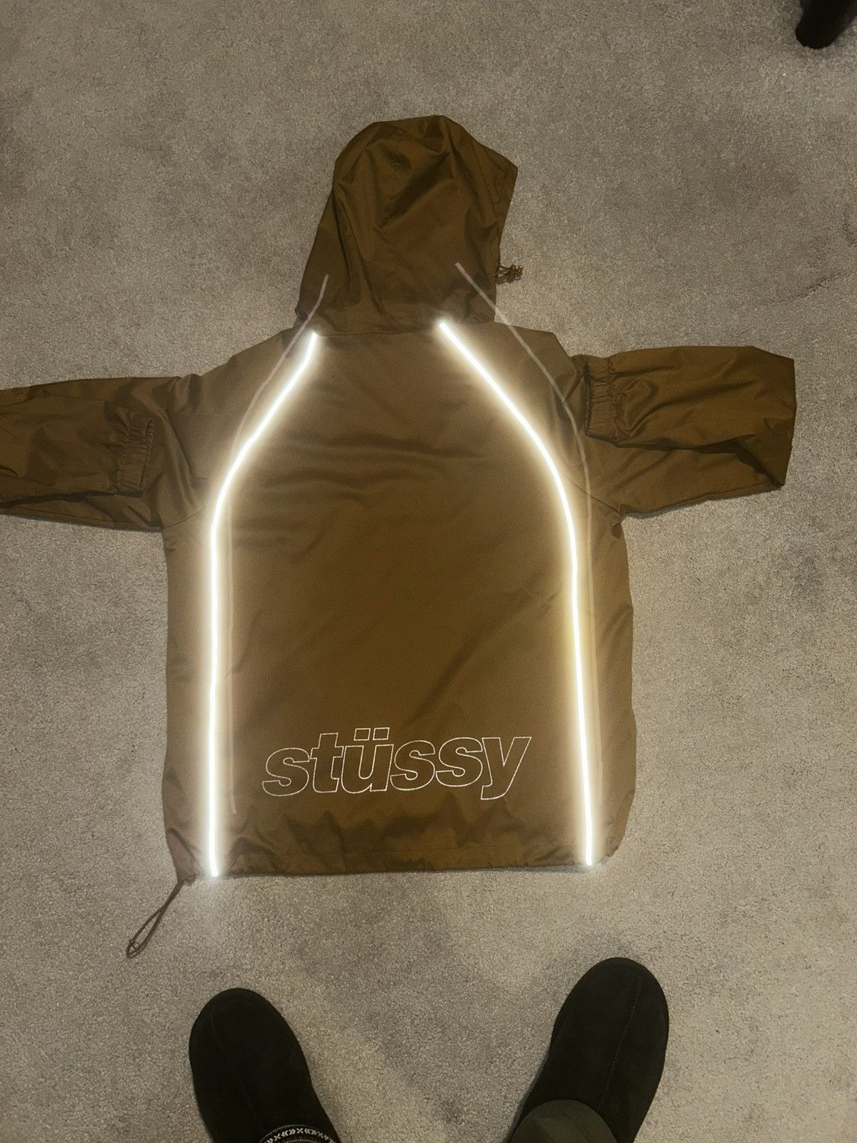 Stussy Stussy SpellOut 1/4 Zip Hooded Smock Jacket anorka jacket Size US S / EU 44-46 / 1 - 1 Thumbnail