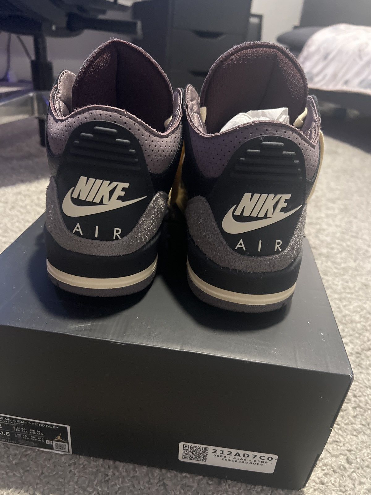 Jordan Brand Jordan 3 a ma while you were sleeping Size US 10.5 / EU 43-44 - 4 Thumbnail