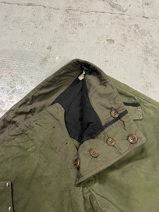 Daniele Alessandrini Daniele Alessandrini Cross Patch Olive Pants Size US 31 - 12 Thumbnail