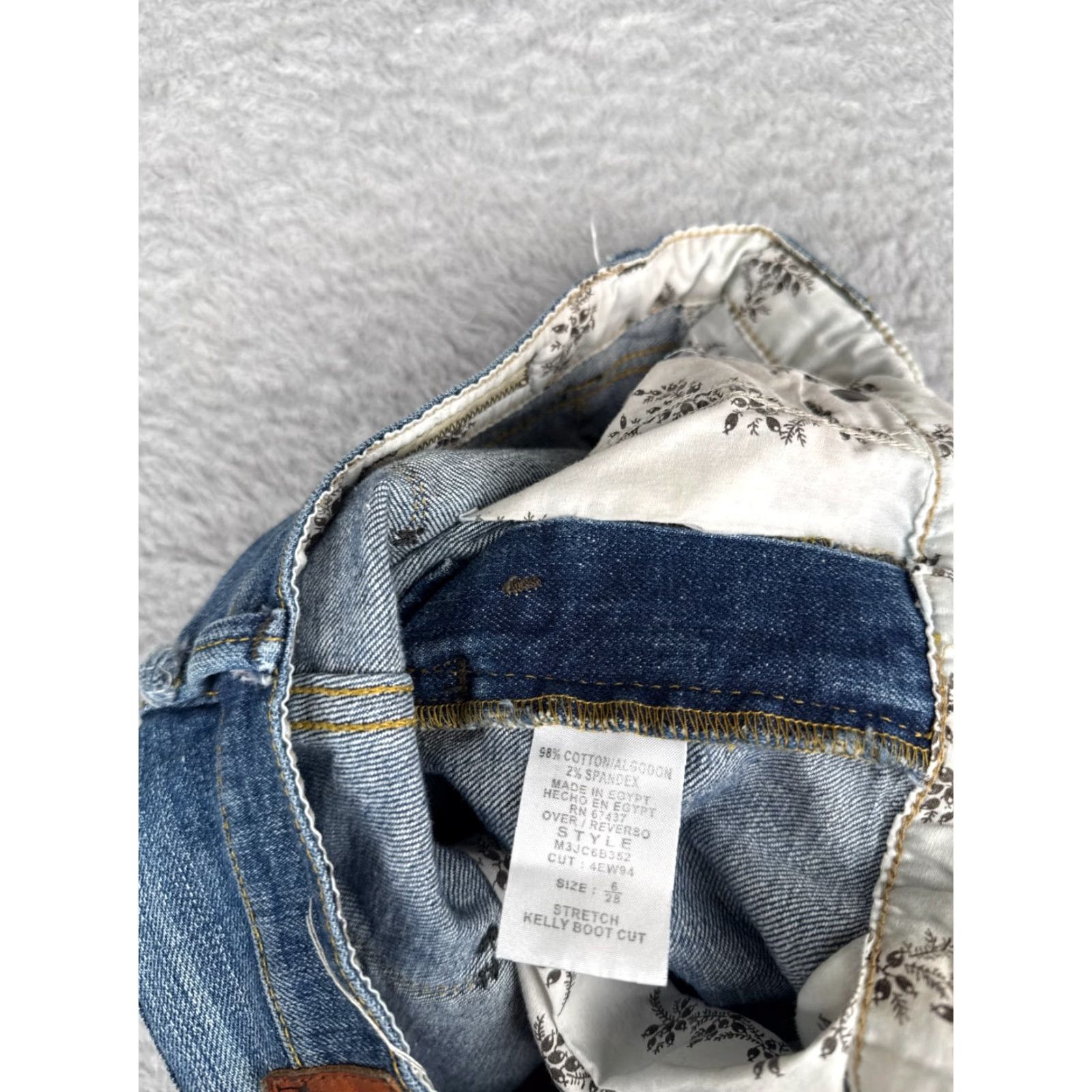 Ralph Lauren Polo Ralph Lauren Jeans Womens 6 Bootcut Low Rise Distressed Blue Denim Kelly Size 28" / US 6 / IT 42 - 7 Thumbnail
