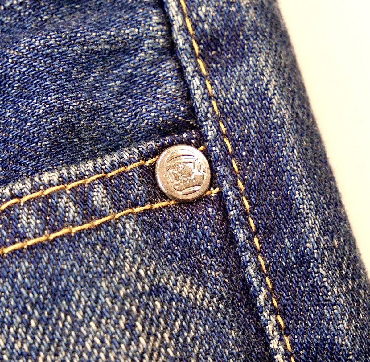 Billionaire Boys Club 2000s OG Japan Made BBC Astronaut Head Embroidery Jeans Size US 33 - 9 Thumbnail