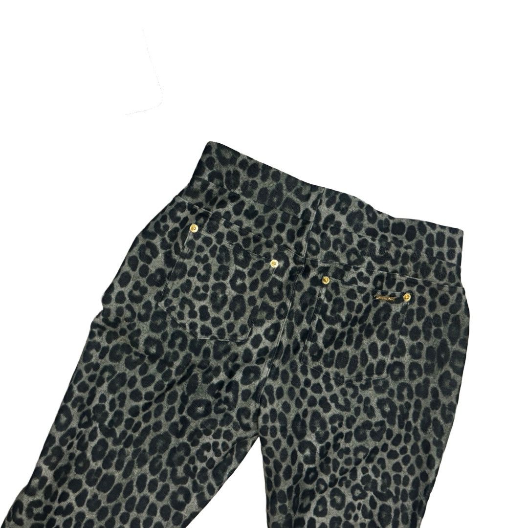 Michael Kors Michael Kors Leopard Print Stretch Pants Size 30" / US 8 / IT 44 - 3 Thumbnail