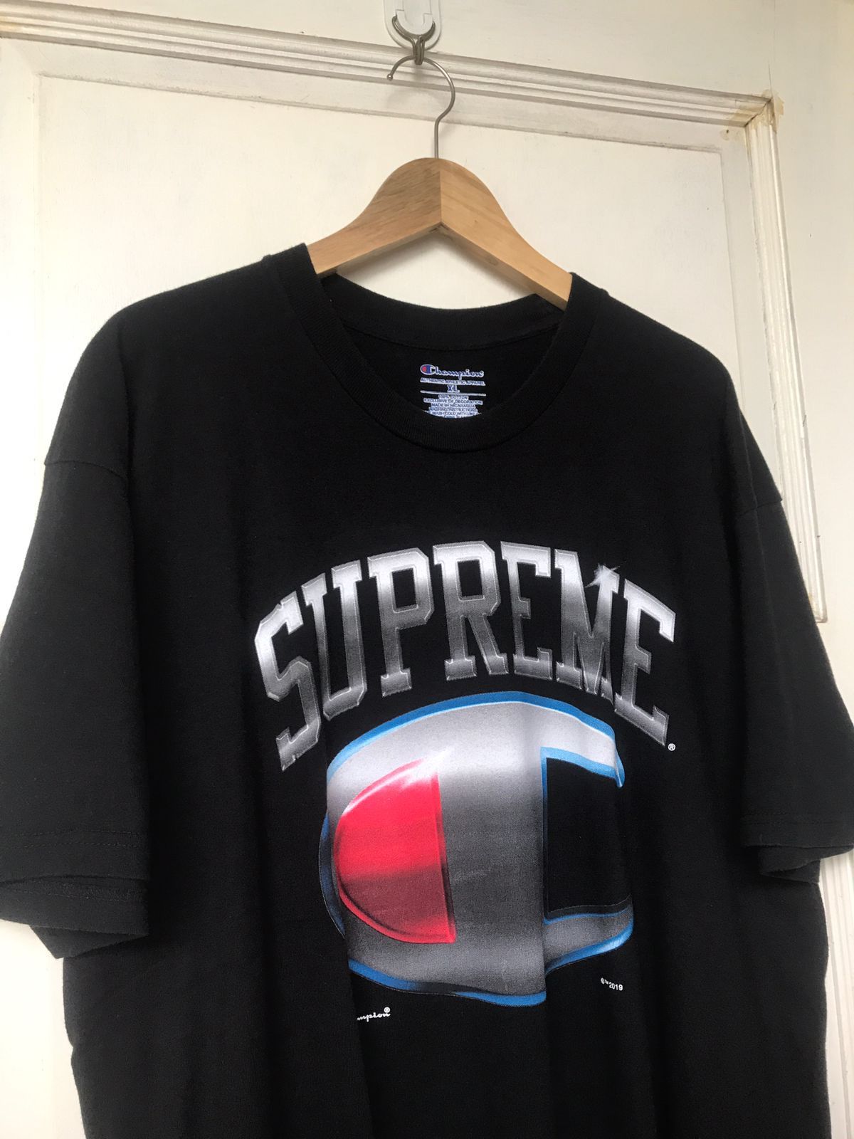 Champion × Supreme Supreme SS19 x Champion Chrome SS Top Tee SUP-SS19-10250 Size US XL / EU 56 / 4 - 2 Thumbnail