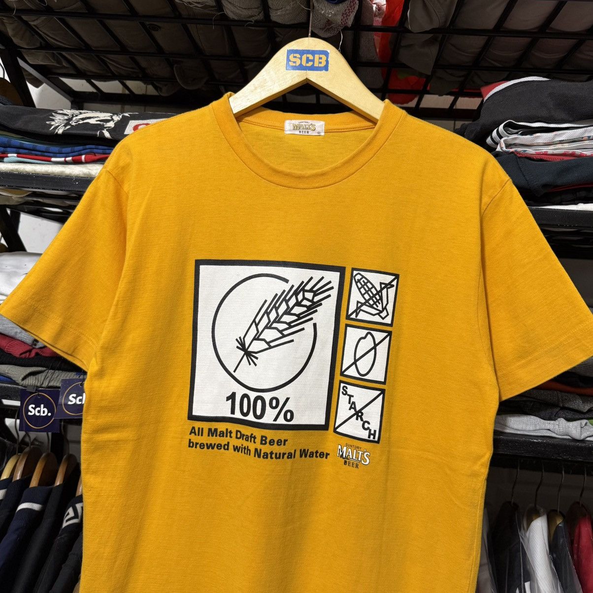 Japanese Brand Vintage suntory malts beer tshirt Size US M / EU 48-50 / 2 - 2 Thumbnail