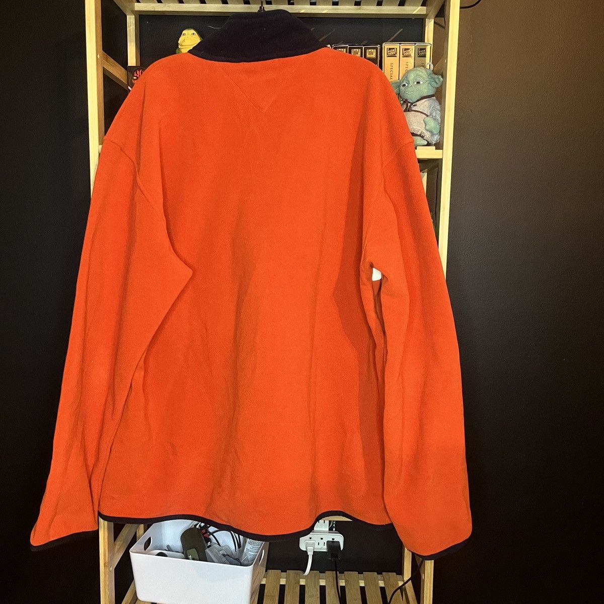 Tommy Hilfiger Tommy Hilfiger Quarter Zip Sweatshirt Orange Size XL Size US XL / EU 56 / 4 - 4 Thumbnail