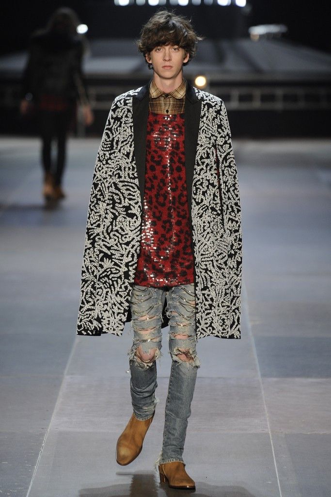 Saint Laurent Paris AW13 Brown Plaid Flannel Shirt Size US S / EU 44-46 / 1 - 11 Thumbnail