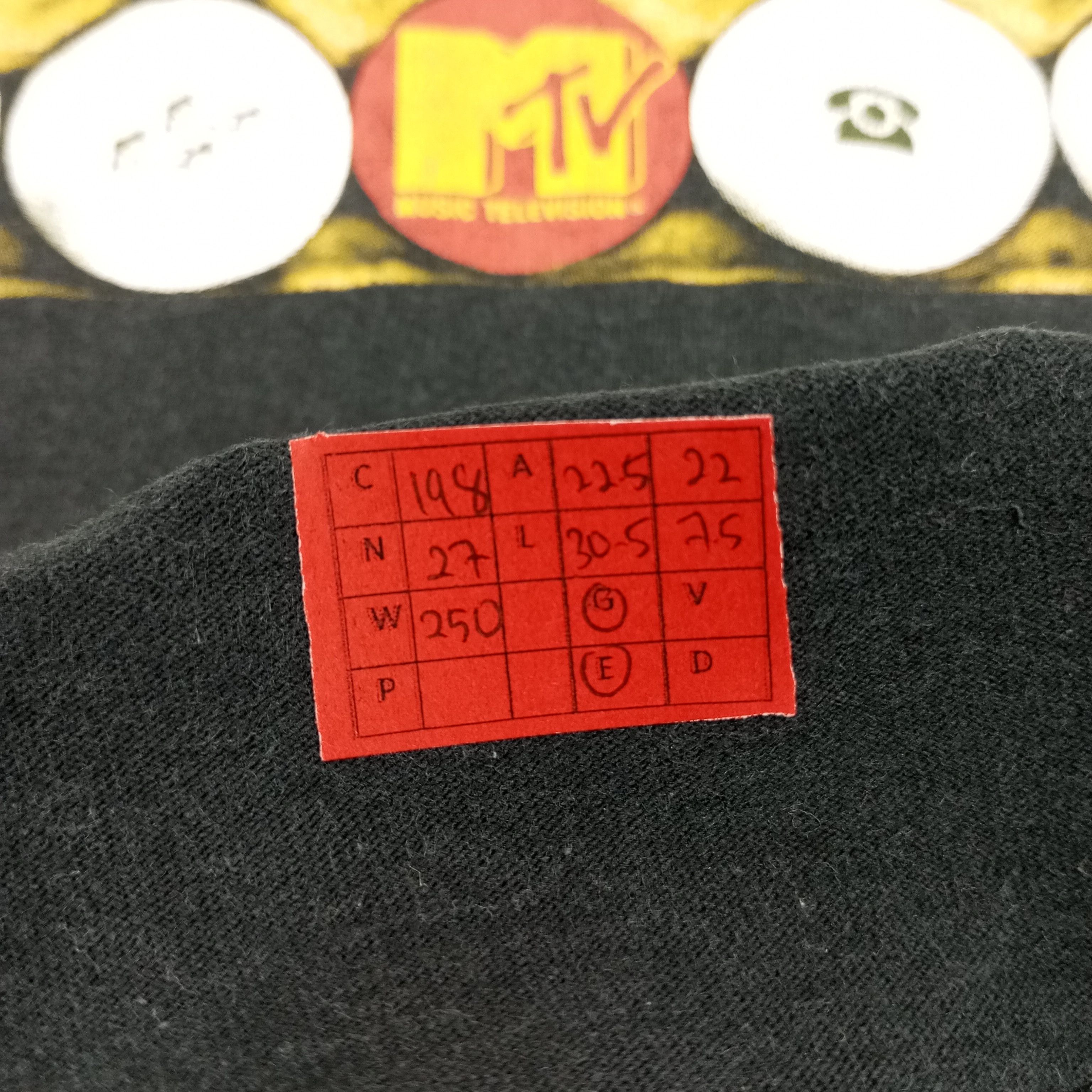 Fruit Of The Loom × Mtv × Vintage MTV Music Television Vintage Tshirt Size US L / EU 52-54 / 3 - 8 Thumbnail