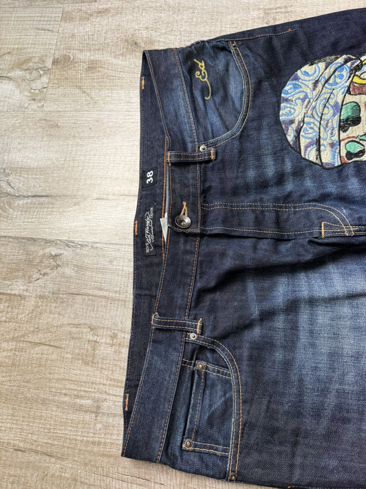 Ed Hardy Vintage Ed Hardy Jeans by Christian Audigier Pants Size US 38 / EU 54 - 12 Thumbnail