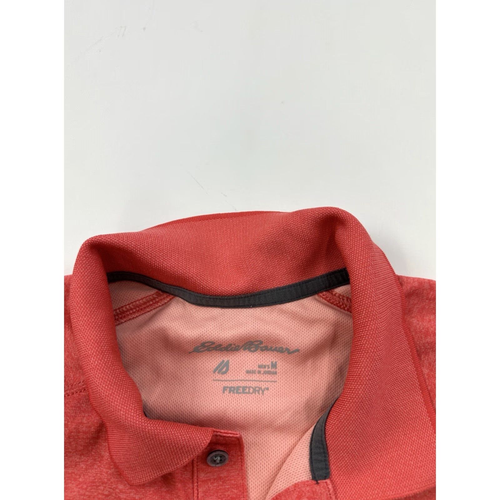 Eddie Bauer Eddie Bauer Shirt Mens Medium Orange Polo Short Sleeve Pullover Fre Dry Size US M / EU 48-50 / 2 - 3 Thumbnail