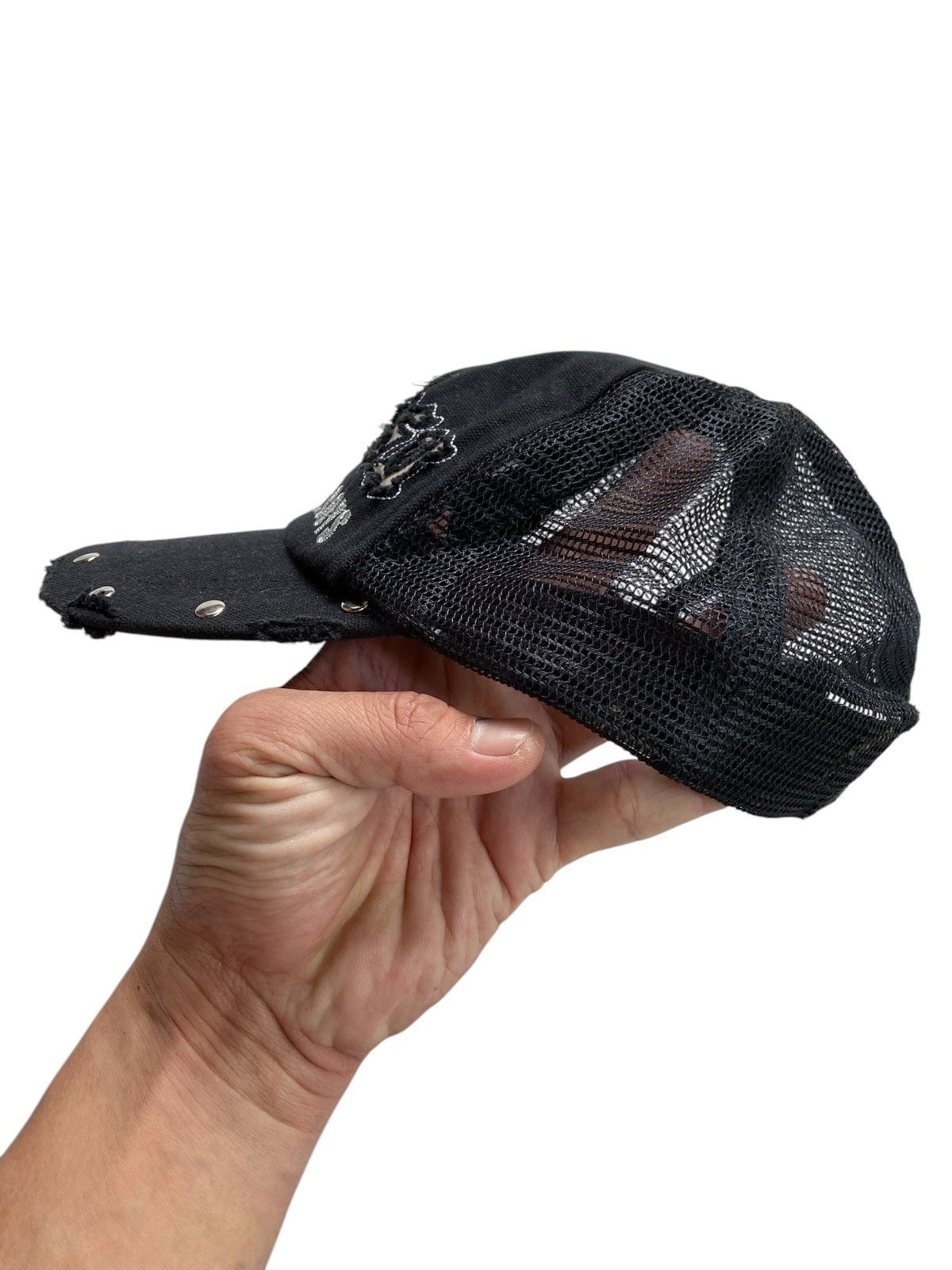 Japanese Brand JAPANESE BA-TSU STUDIO FOR BOYS PUNK DISTRESSED CAP Size ONE SIZE - 7 Thumbnail